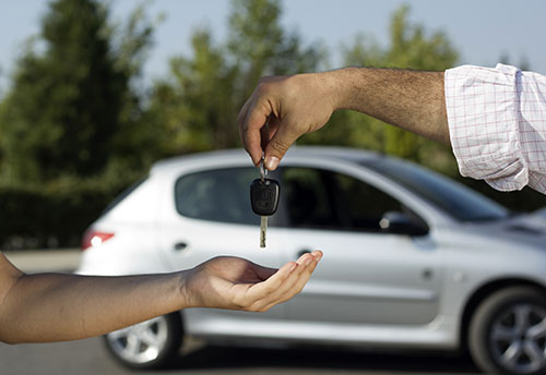 renting a car